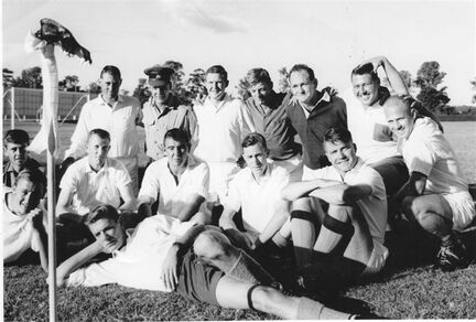 1967 Salisbury Dog Section Inter-Departmental Soccer Team 