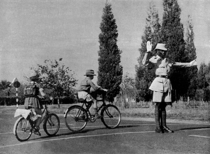 1951 AC School crossing