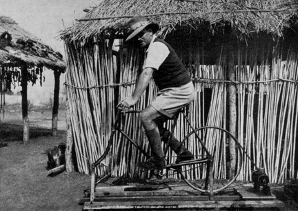 1922 Home-made battery charger at Tuli