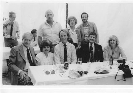 After the Memorial Service with Mr I D Smith 1989 