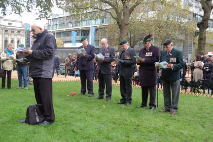 Rev Mercer conducting service