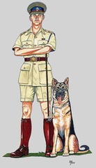 Dog Handler 1979 ( Two Bar Patrol Officer above the efficiency barrier)