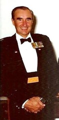 S/A/C Phil Murray in later form of Mess Dress, (Cummerbund, and soft shirt)