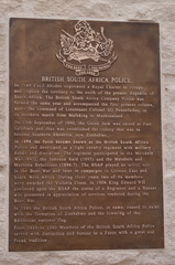 BSAP History plaque