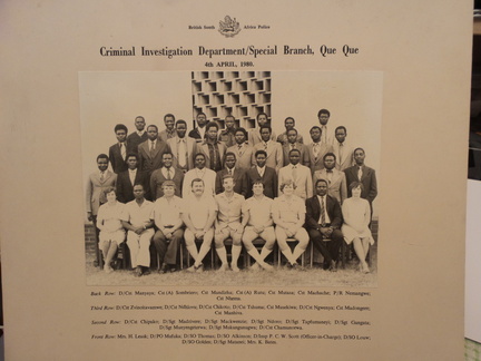 CID/SB Que Que 1980