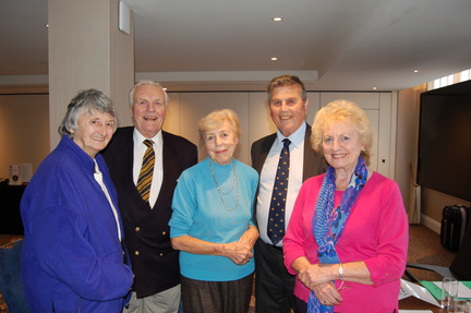 Joan and Derek Humberstone, Valerie Zacharias, Brian and Jacky Lay
