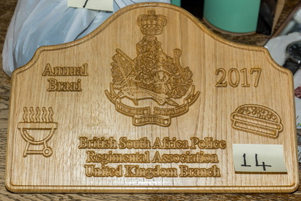 Carving donated for tombola by Rod Shelley