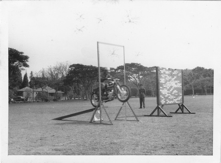 Gerry Winchcombe practising 1957 Display