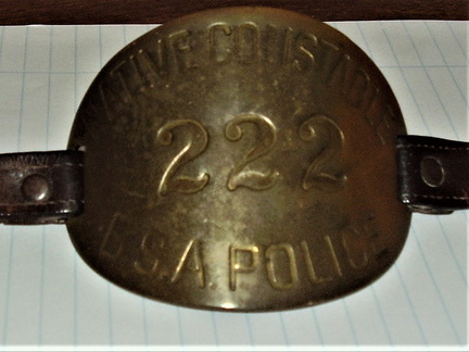 Native Constable Arm band