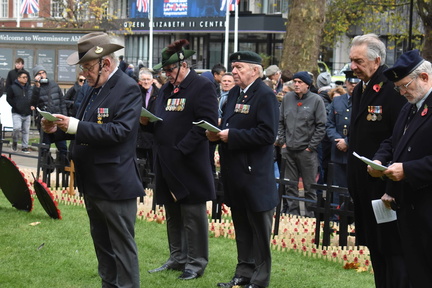 Peter Phillips reading Roll of Honour