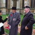 Peter Phillips and Dernnis Poole being interviewed
