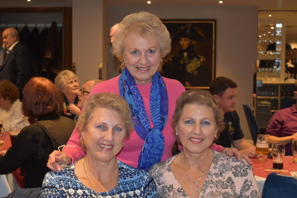 Jacky Lay with daughters Caroline Moon and M ichelle Rawson