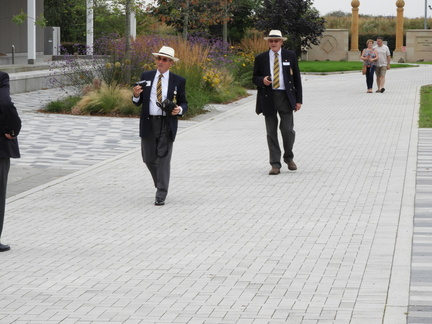 Alan Toms and Tony Granger on the march