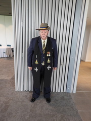 Keith Lamb fully dressed with hat