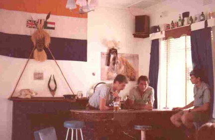 Wankie Pub with Pete Gough et al