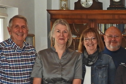 Peter Biddulph, Marjorie O'Hara, Enid and Corrie Pretorius