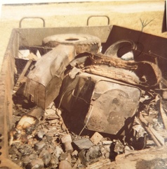 Debris from what was on the truck