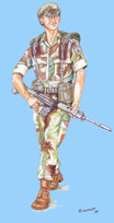 Camouflage Uniform for Police Ant-Terrorist Unit (P.A.T.U.)