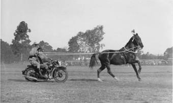 1936 B S A Police Sports and the first use of motor cycles