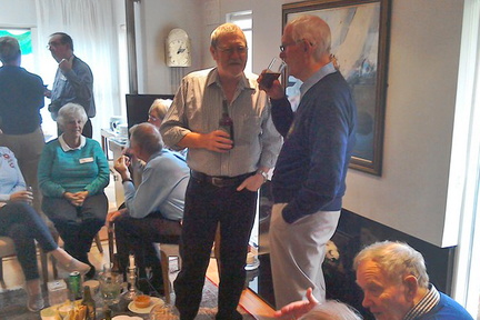 Les Burrow with Tom Meekin